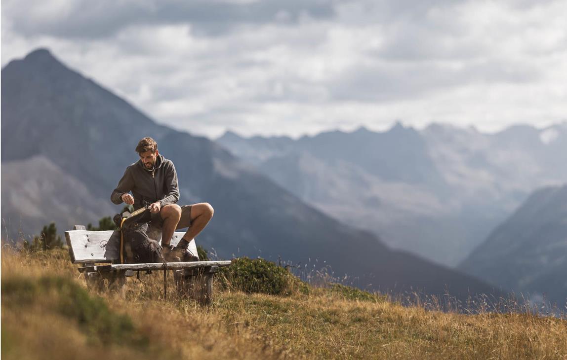 Break during a Hike